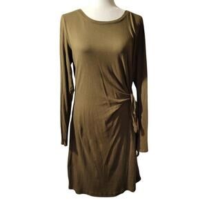 Aerie Women's Green and Khaki Dress
